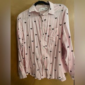Disney button down flowy blouse